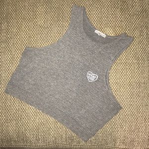 ⚫️“whatever” halter crop top size medium⚫️